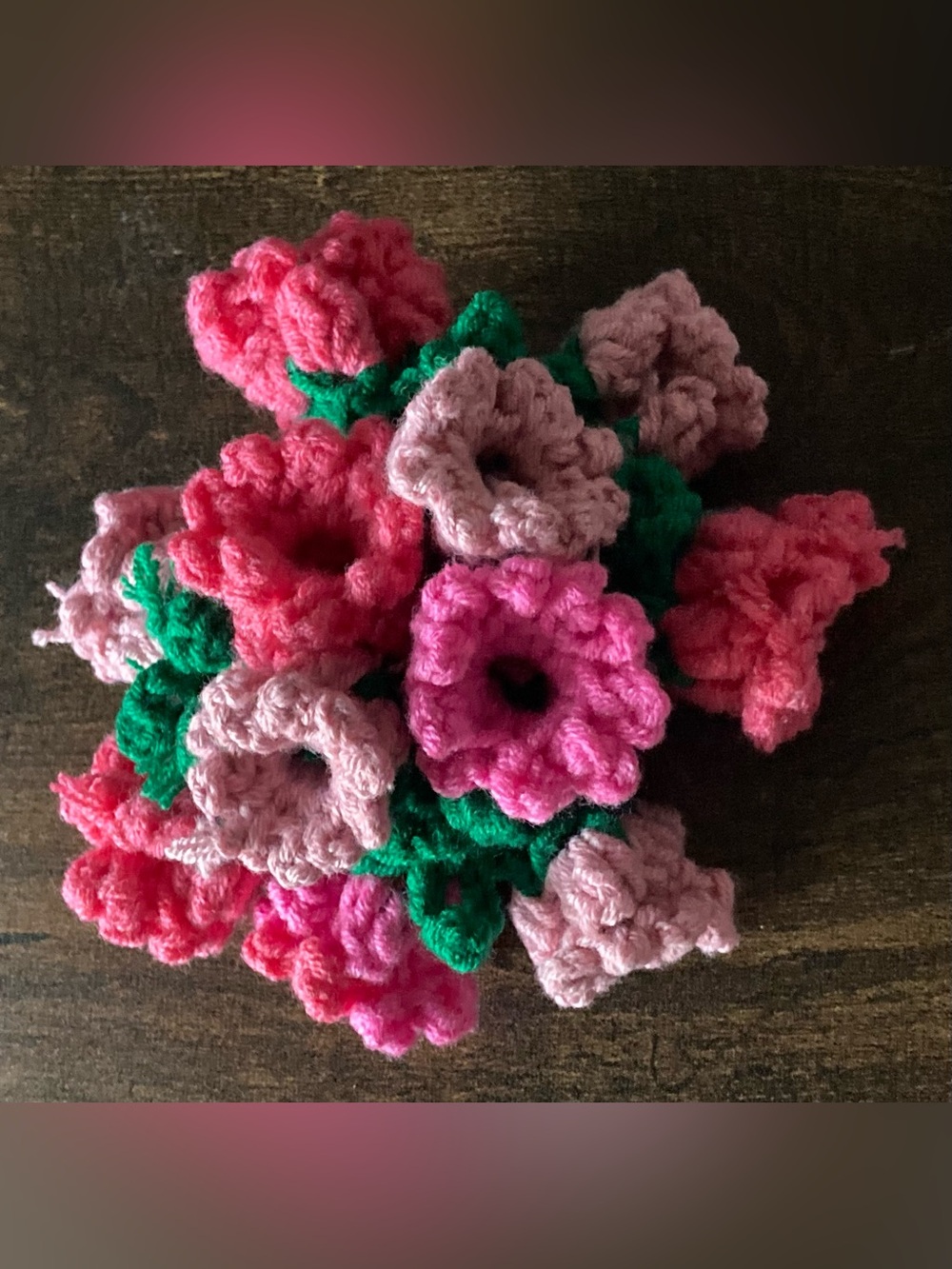 Transforming Crochet Flower Bouquet in a Basket